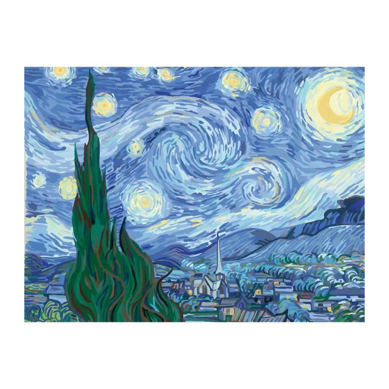 CreArt large format 30x40 cm Van Gogh, The Starry Night, From 14 years