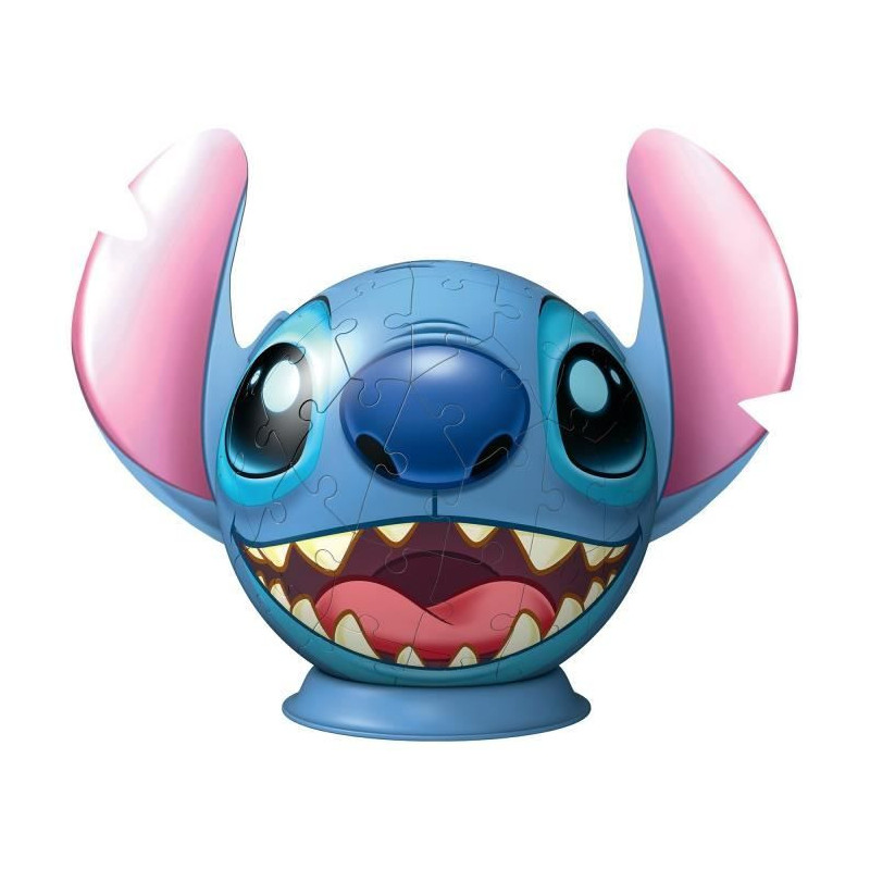 3D Puzzle Ball Disney Stitch 72 pieces, Ages 6, Ravensburger, 11574