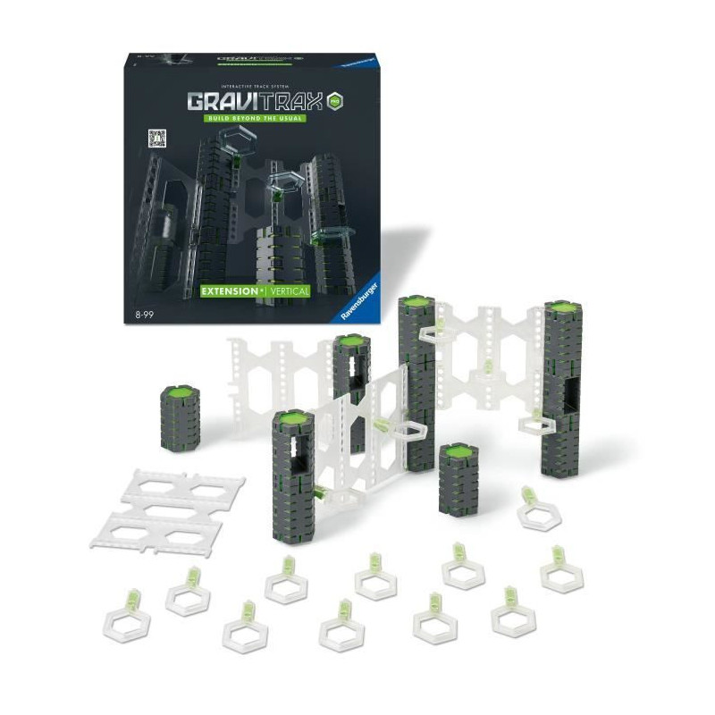 GraviTrax PRO Vertical Expansion Set, 33 Pieces, Marble Run, Ages 8 an