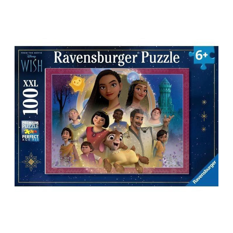 Ravensburger-Puzzle 100 pieces XXL - The Kingdom of Wishes / Disney Wi