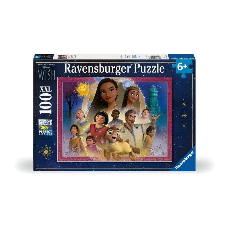 Ravensburger-Puzzle 100 pieces XXL - The Kingdom of Wishes / Disney Wi