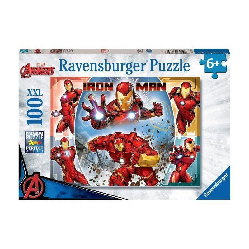 Puzzle 100 pieces XXL, The mighty Iron Man / Marvel Avengers, 00013377