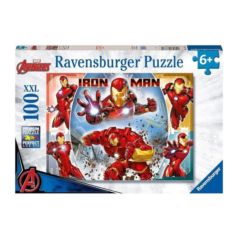 Puzzle 100 pieces XXL, The mighty Iron Man / Marvel Avengers, 00013377