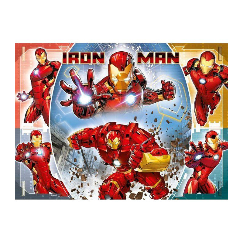 Puzzle 100 pieces XXL, The mighty Iron Man / Marvel Avengers, 00013377