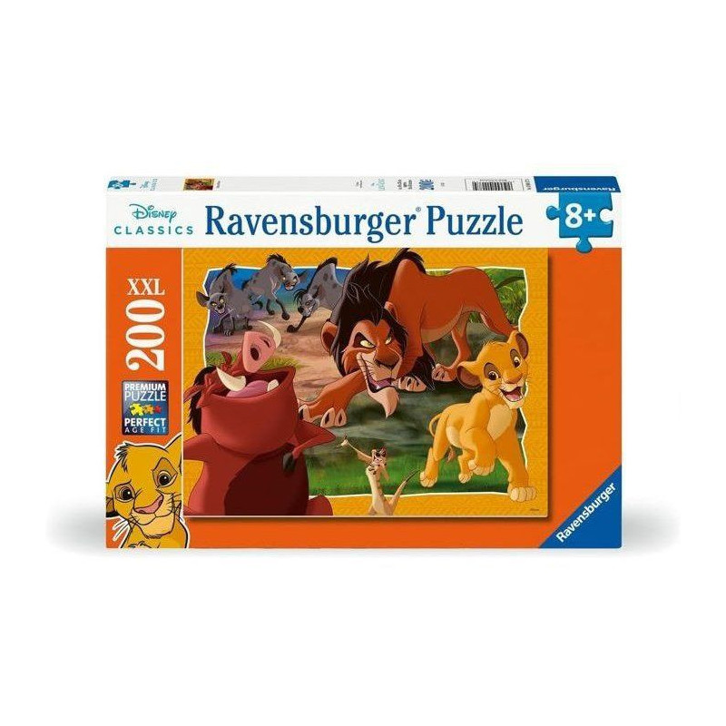 Puzzle 200 p XXL Hakuna Matata - Disney The Lion King - Ages 8 Ravensb
