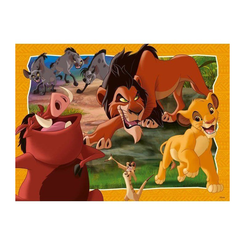 Puzzle 200 p XXL Hakuna Matata - Disney The Lion King - Ages 8 Ravensb