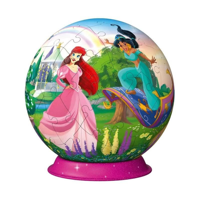 3D Ball Disney Princesses Puzzle - Ages 6 and up - Ravensburger - 1157