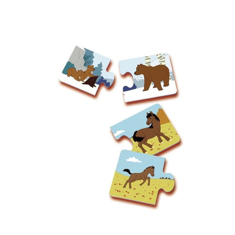 RAVENSBURGER Puzzle Mom and Her Cubs