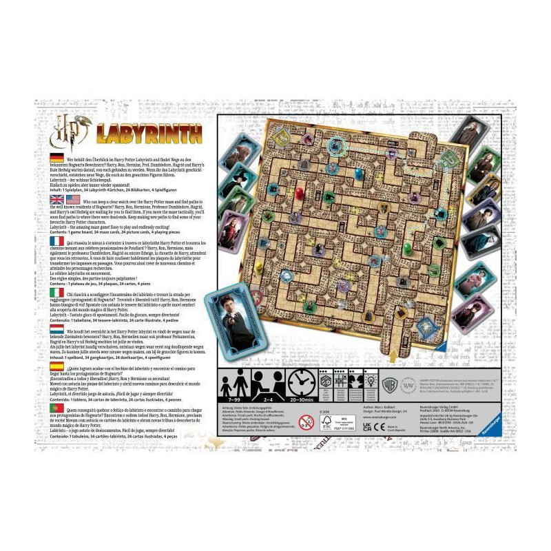 HARRY POTTER Labyrinth Board Game