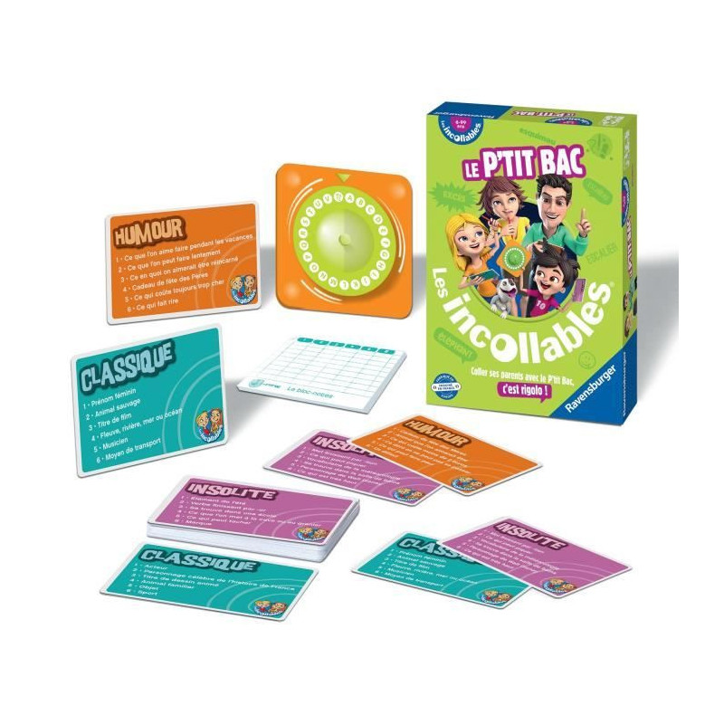 INCOLLABLES Board Game Le Petit Bac