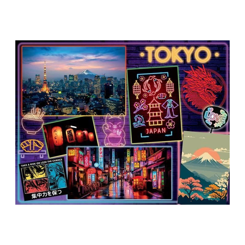 Nathan-Puzzle 2000 pieces - Discovery of Tokyo-4005555010913-Ages 14 a