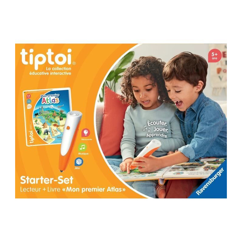 Ravensburger-tiptoi Starter Atlas-4005556001774-Ages 5 and up