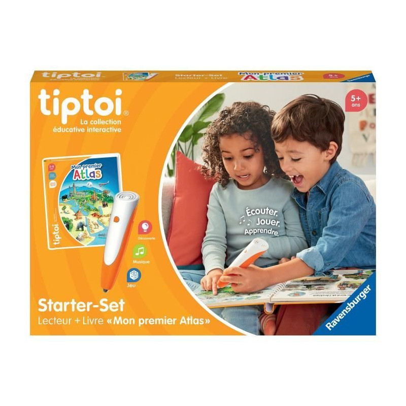 Ravensburger-tiptoi Starter Atlas-4005556001774-Ages 5 and up