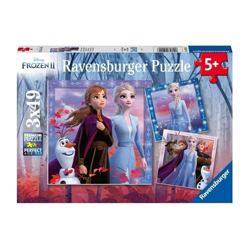 RAVENSBURGER - The Snow Queen 2 Puzzle 3x49 pieces