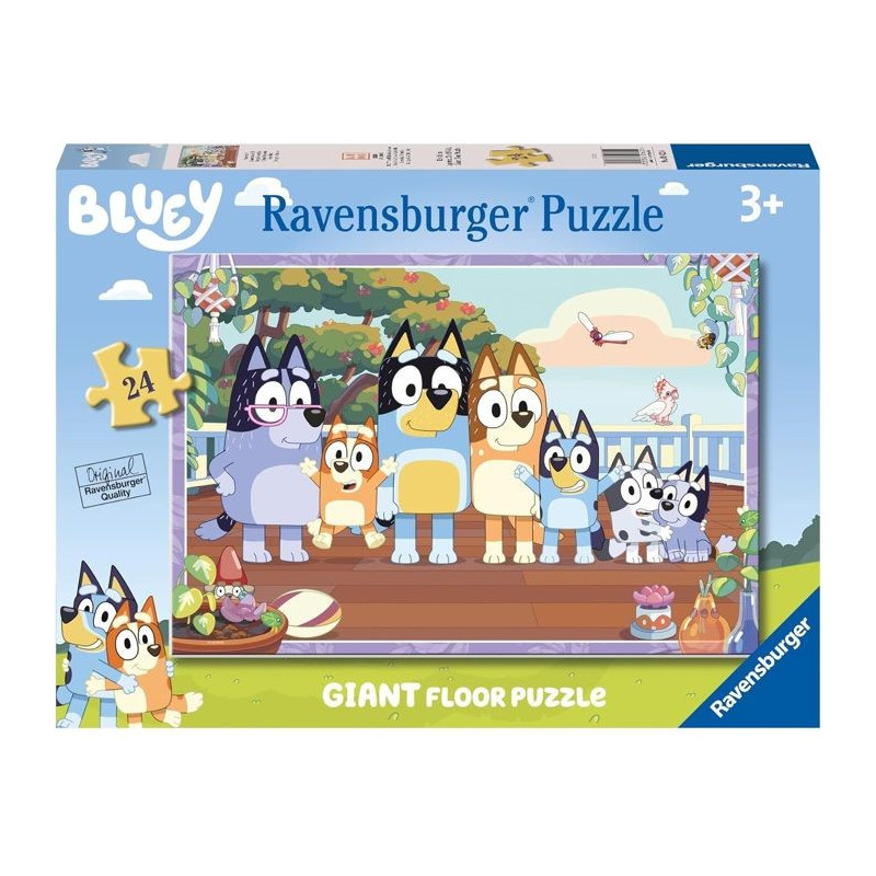 Giant 24-piece puzzle, Family time/Bluey, Ages 3 and up, Adventure, 05