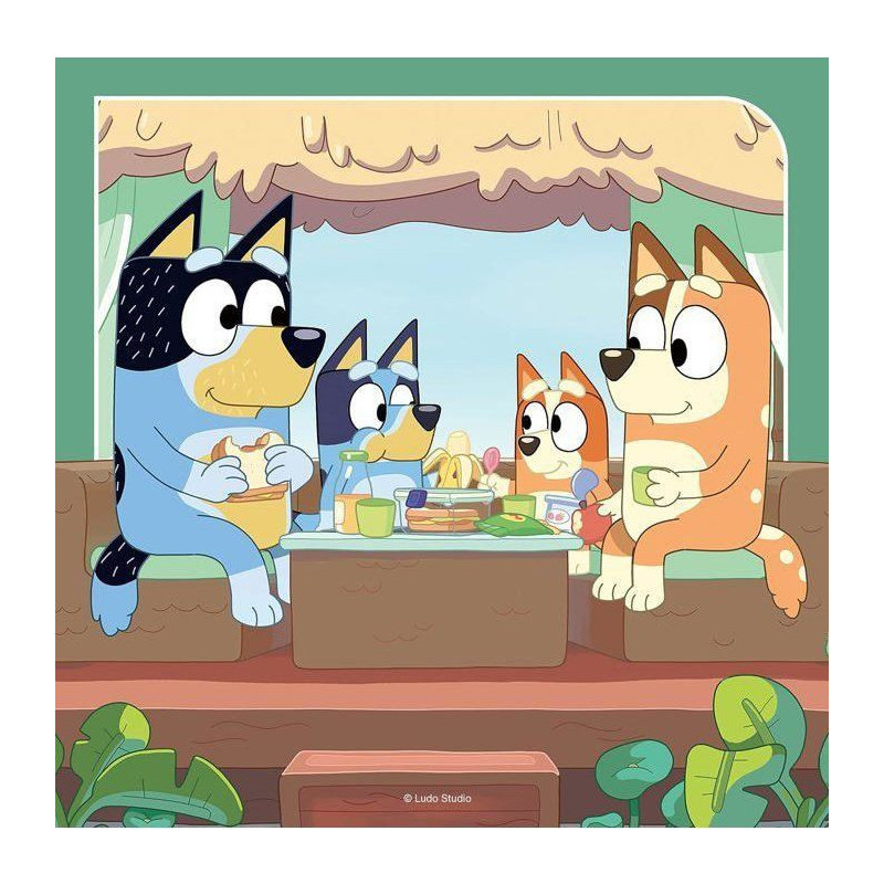 3x49 piece puzzle The adventures of Bluey! - 5 year olds - 3 posters i