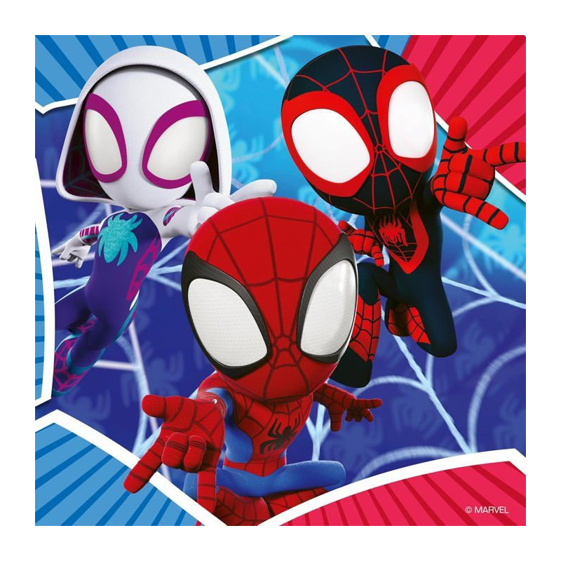 Ravensburger-SPIDERMAN-Puzzles 3x49 pieces - Spidey, the web shooter-4