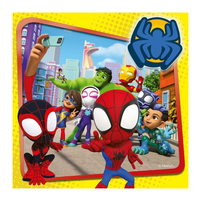Ravensburger-SPIDERMAN-Puzzles 3x49 pieces - Spidey, the web shooter-4