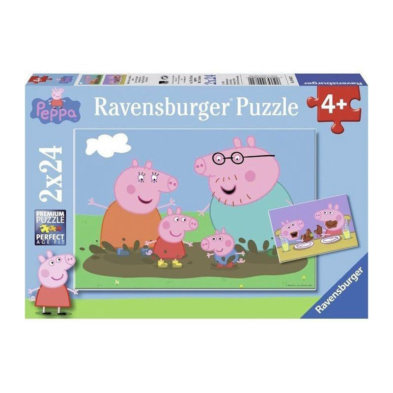 PEPPA PIG Puzzle Family Life 2x24 pcs