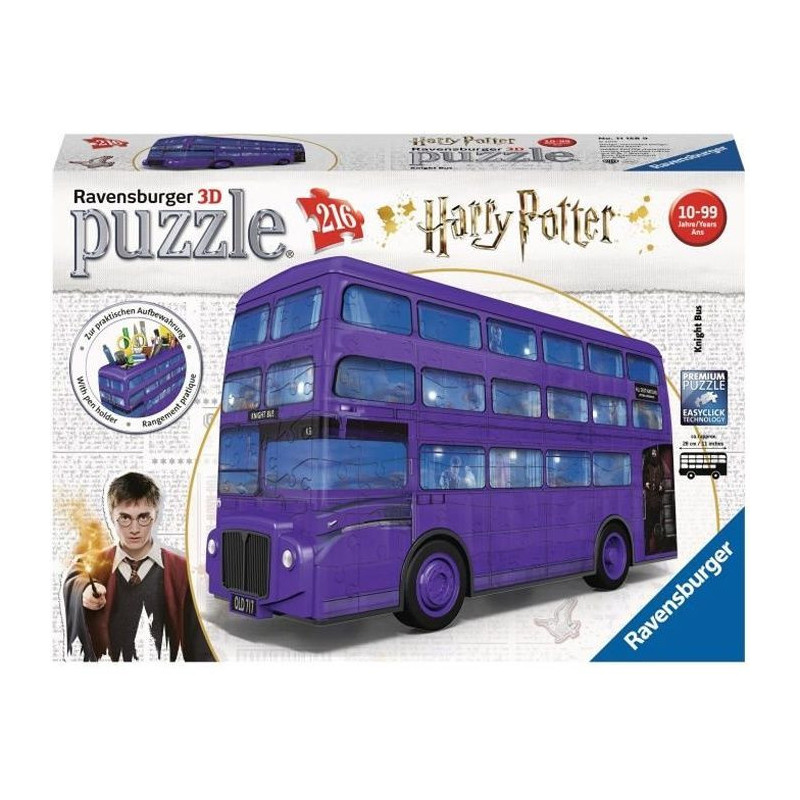 RAVENSBURGER - Harry Potter 3D Puzzle Magicobus 216 pieces