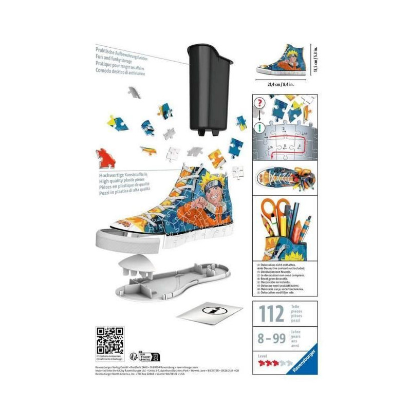 Naruto Sneaker 3D Puzzle