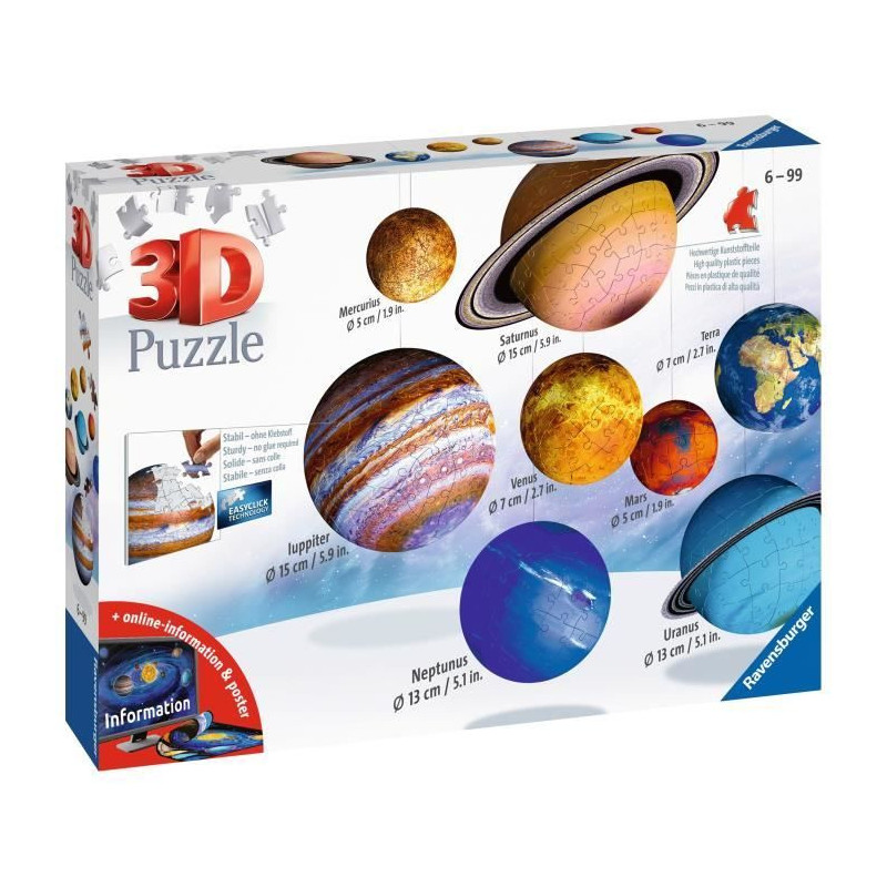RAVENSBURGER 3D Puzzle Solar System