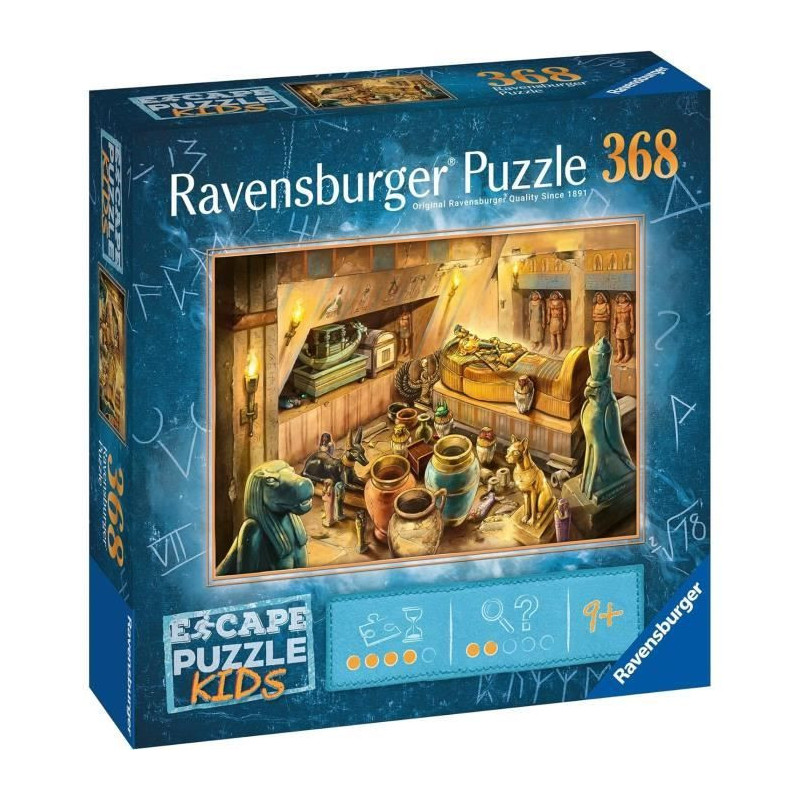 368 piece children's puzzle - In ancient Egypt - The first puzzle insp