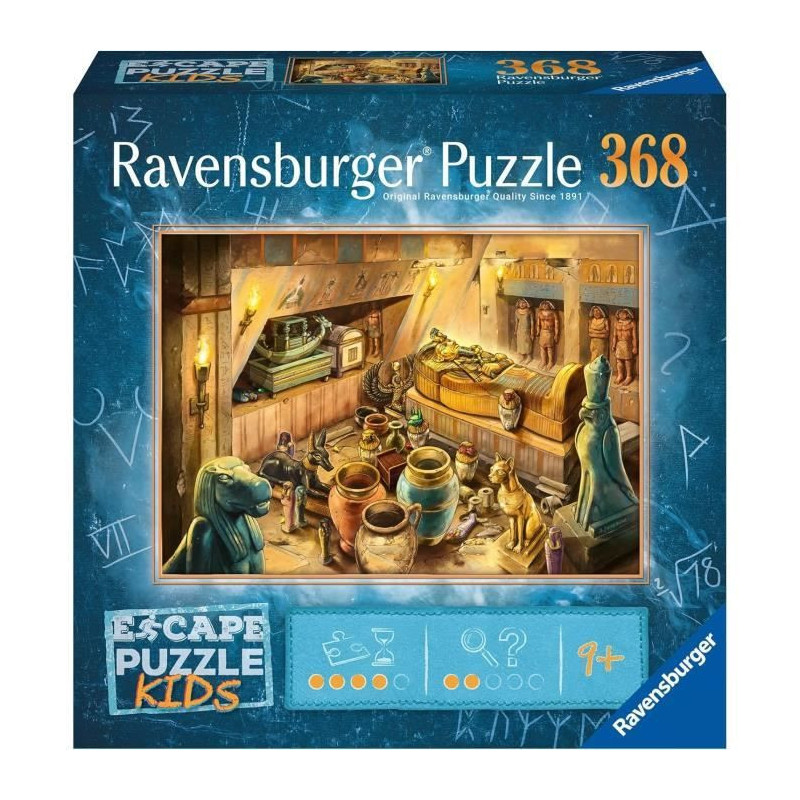 368 piece children's puzzle - In ancient Egypt - The first puzzle insp