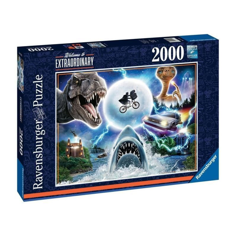 Ravensburger - Puzzle 2000 pieces - Universal's cult films