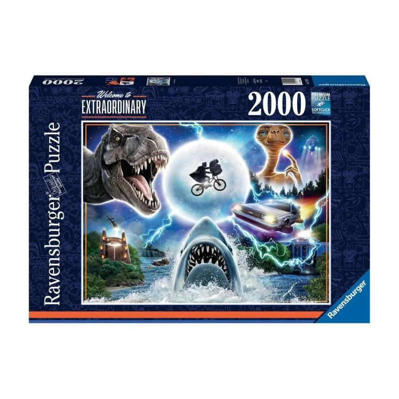 Ravensburger - Puzzle 2000 pieces - Universal's cult films