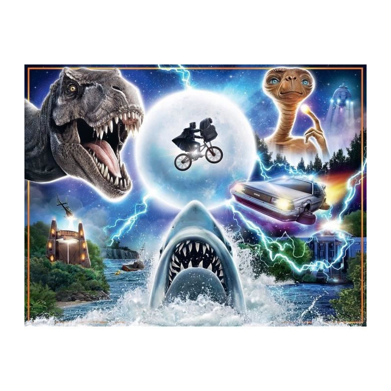 Ravensburger - Puzzle 2000 pieces - Universal's cult films