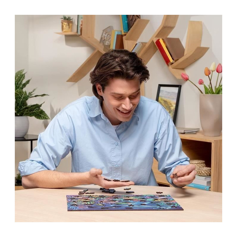 Wooden puzzle 500 pcs Fantastic forest