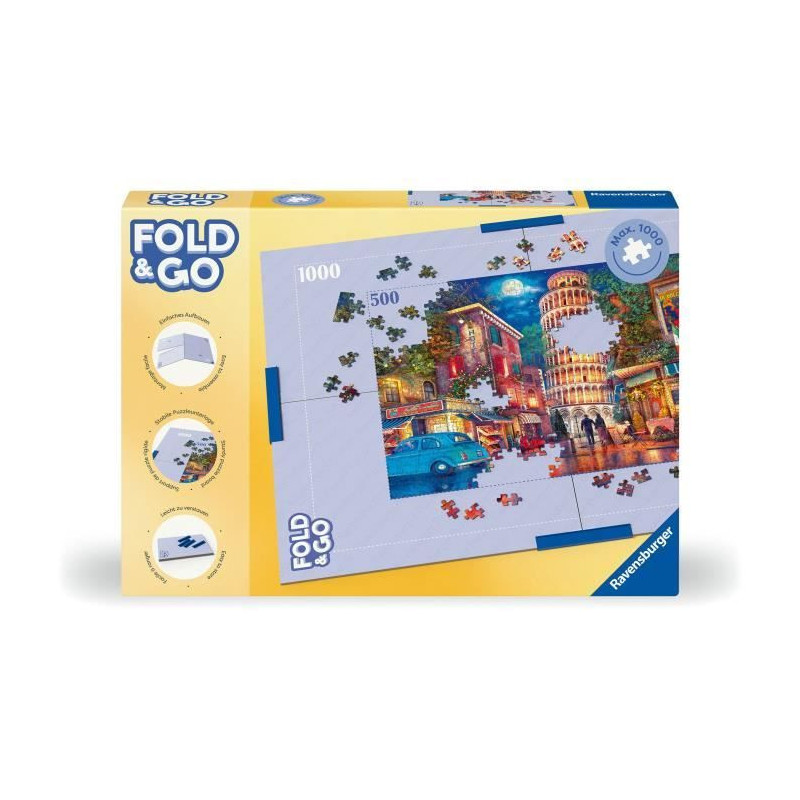 Puzzle board - RAVENSBURGER - 17971 - Foldable - For 1000 pieces - Fix