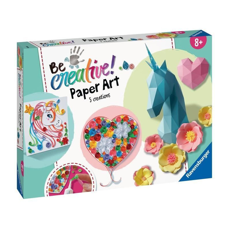 Ravensburger - Be Creative - Paper Art Maxi - From 8 years old