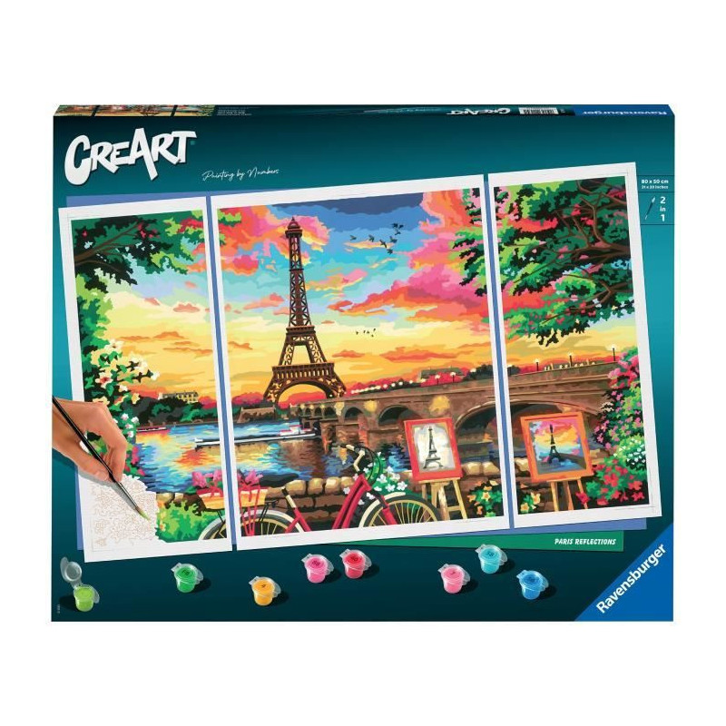 CREART Format 80x50cm - Triptych -4005556201341 - RAVENSBURGER