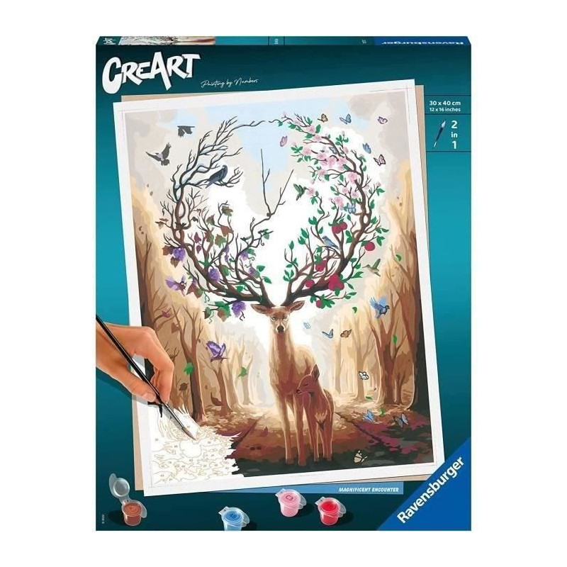 CREART 30x40 cm - Magic Deer - Series B Art Number - 00020273 - From 1
