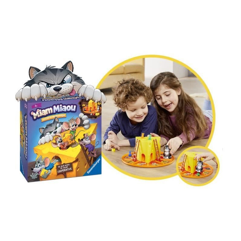 Miam Miaou - Ravensburger - The cheese race - Board game Children - 3