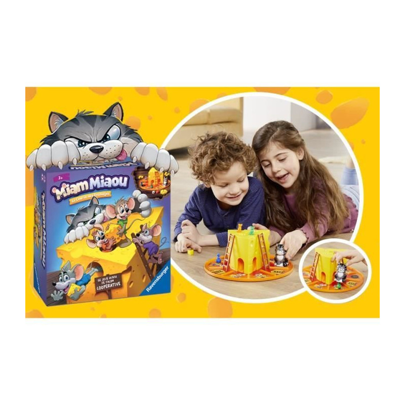 Miam Miaou - Ravensburger - The cheese race - Board game Children - 3