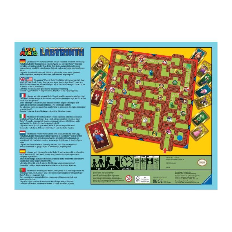 RAVENSBURGER - Super Mario ™ Labyrinth