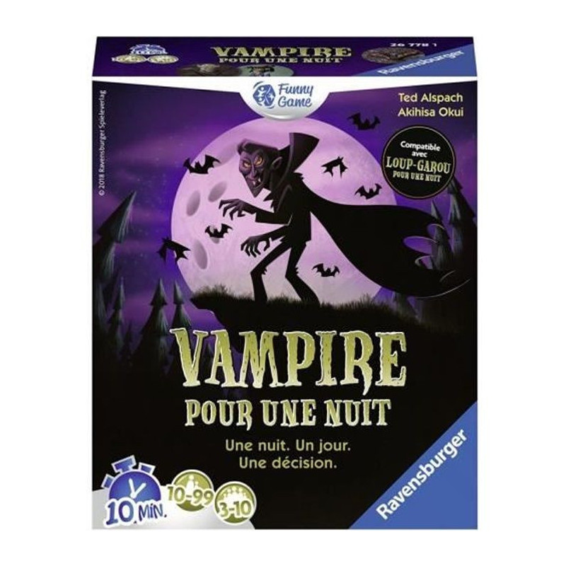 Role-playing game - RAVENSBURGER - Vampire for one night - 10 years ol