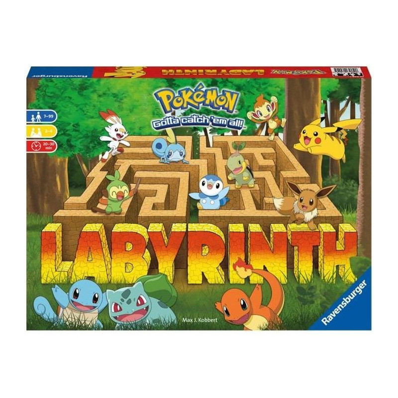 POKEMON Labyrinth - Ravensburger - Family board game - Treasure hunt -