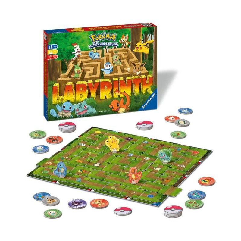 POKEMON Labyrinth - Ravensburger - Family board game - Treasure hunt -