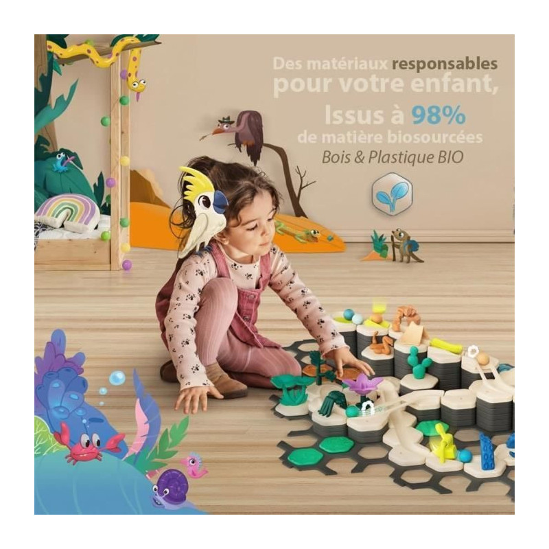 Gravitrax Junior - Starter Set XXL My Planet 184 pieces - Marble circu