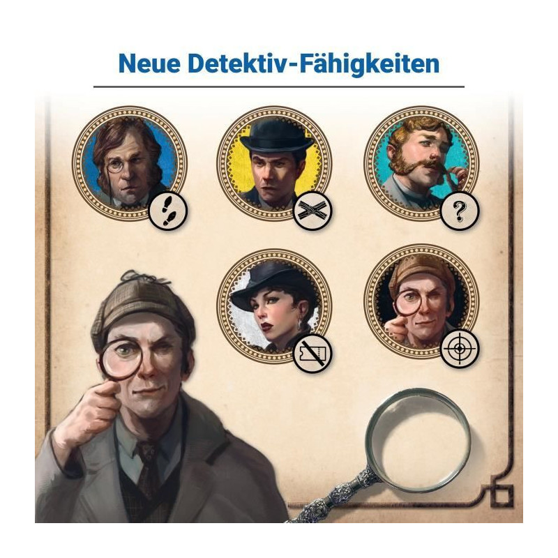 Scotland Yard Sherlock Holmes, Family Strategy Game, Ages 10 and Up, 2