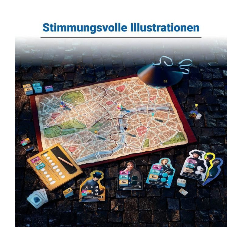 Scotland Yard Sherlock Holmes, Family Strategy Game, Ages 10 and Up, 2