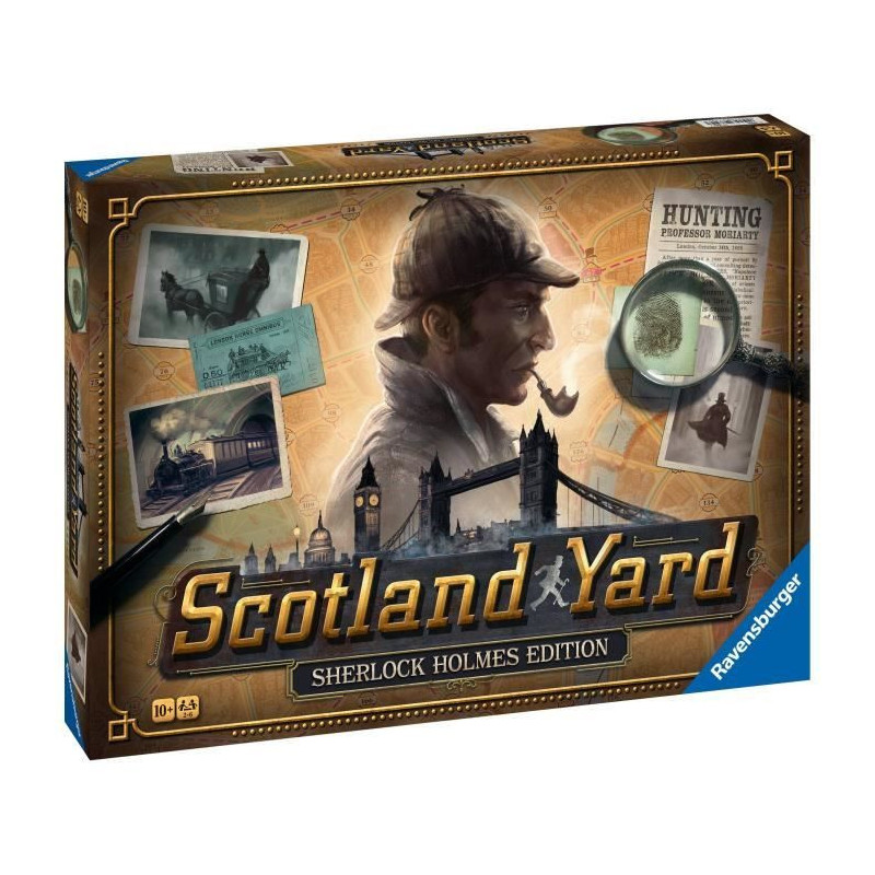Scotland Yard Sherlock Holmes, Family Strategy Game, Ages 10 and Up, 2