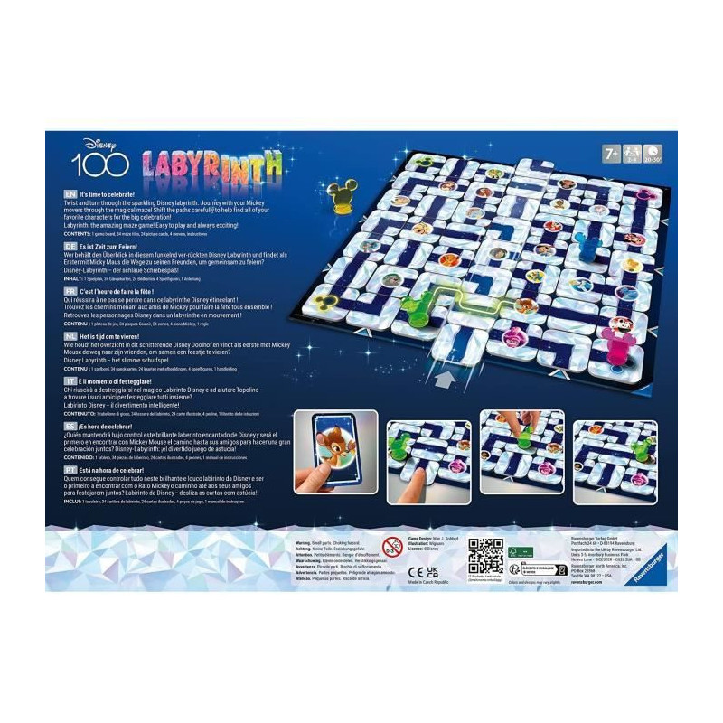 Labyrinth Disney 100th birthday - Plateau game - 4005556274604 - Raven