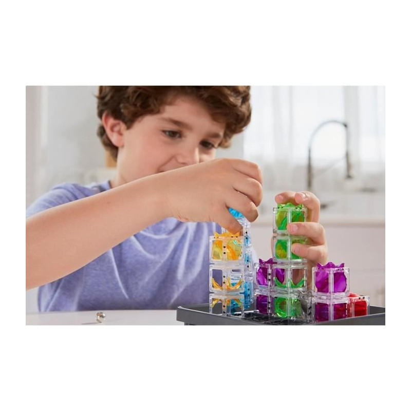 Gravity Maze Logic Game, Puzzle, Marble Run, Construction, 60 Challeng