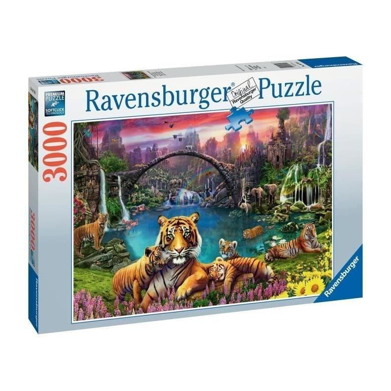 Puzzle 3000 p - Tigers in the lagoon