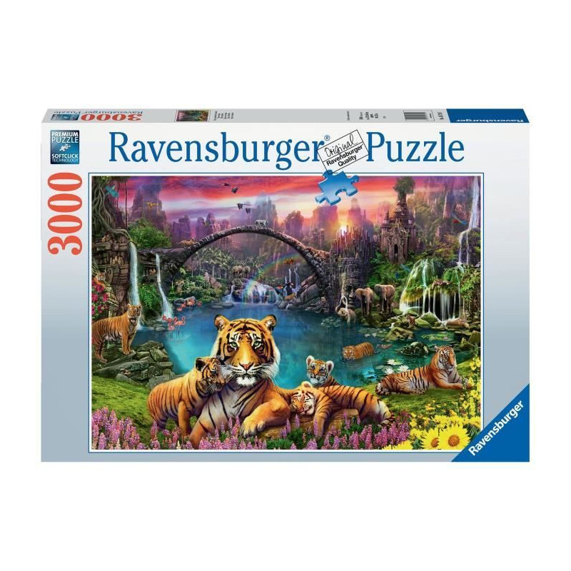 Puzzle 3000 p - Tigers in the lagoon